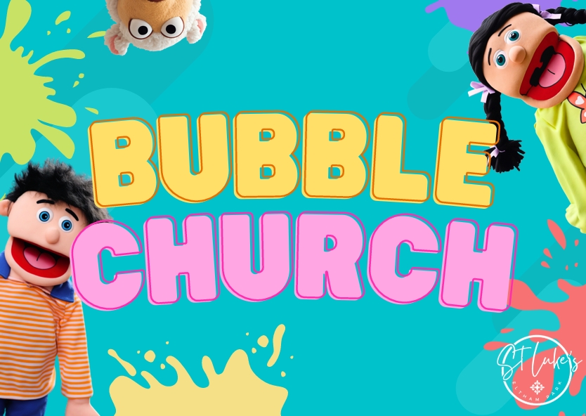 bubble church ad